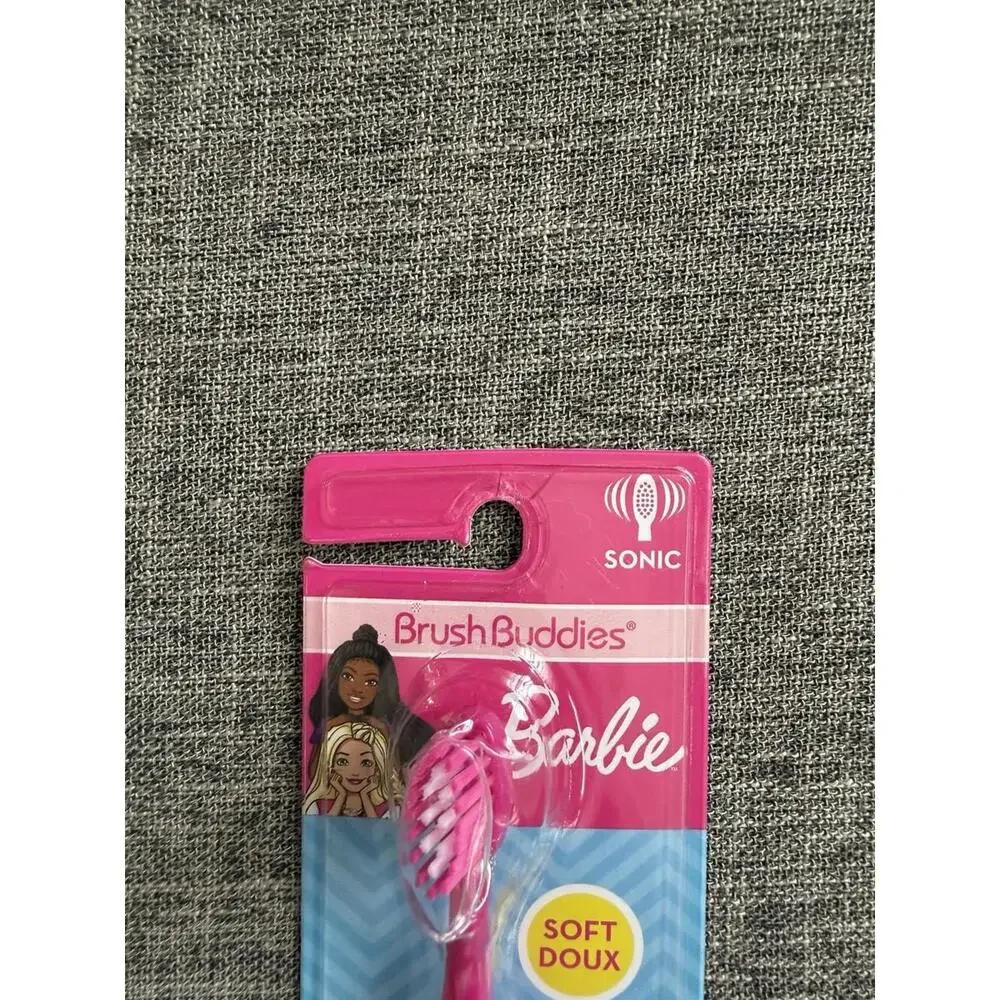Barbie Battery Powered Toothbrush Sonic Electric Kids Soft Brush Buddies New